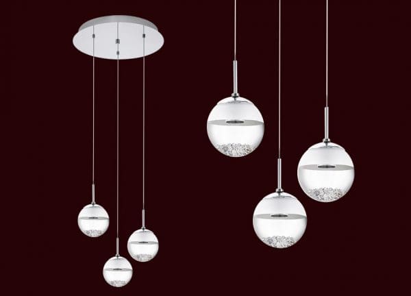 Colgante Montefio 3x5w  ø :400 LED Incluido