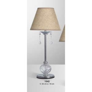 LAMPARA DE MESA 1 ESFERA ZINC LUX