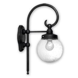 APLIQUE GLOBO 10x18 CON MENSULA RIZO