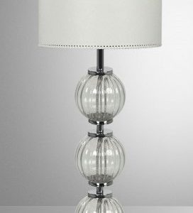 LÁMPARA DE MESA 3 ESFERAS E27 CROMO BLANCA LUX