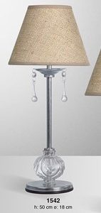 LÁMPARA DE MESA 1 ESFERA ÓXIDO LUX