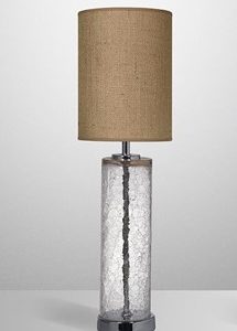LÁMPARA DE MESA BASE CILINDRO ÓXIDO LUX